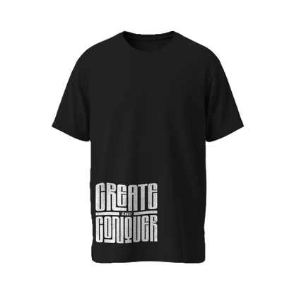 Create and Conquer | Premium Cotton Streetwear Tee
