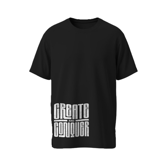 Create and Conquer | Premium Cotton Streetwear Tee